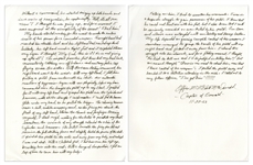 Lee Harvey Oswald Arrest Document Signed by Officer Nick McDonald, With Fascinating First-Hand Account of Oswald's Apprehension -- ''...I stared into his icy cold, steel blue eyes...''